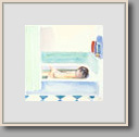 IN THE TUB 1   2008   watercolor  9¾"x10"